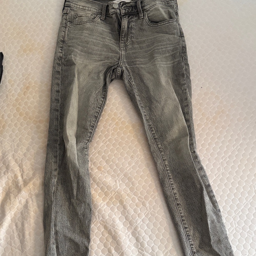 PacSun Men's Light Gray Skinny Jeans